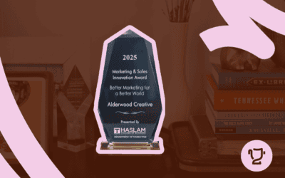 Alderwood Creative Wins “Better Marketing for a Better World” Award at 2025 Marketing & Sales Innovation Conference